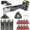 image:imageGALAX PRO 24Amp 6 Variable Speed Oscillating MultiTool Kit with QuickLock accessory change Oscillating Angle3 28pcs Accessories and Carry BagCordless