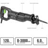 image:imageGALAX PRO 20V Cordless Reciprocating Saw 03000RPM Variable Speed Power Reciprocating with 40Ah Battery 2pcs Wood Blades amp 1pcs Metal Bladecorded Recip Saw