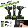 image:imageGALAX PRO Impact Driver 20 V Lithium Ion 14 Hex Cordless Driver with LED Work Light 6 Pieces Screwdriver Bits Variable Speed 02800 RPM 13 Ah Battery and Charger IncludedImpact Driver