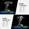 image:imageGALAX PRO Impact Driver 20 V Lithium Ion 14 Hex Cordless Driver with LED Work Light 6 Pieces Screwdriver Bits Variable Speed 02800 RPM 13 Ah Battery and Charger IncludedImpactDrill Driver