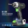 image:imageGALAX PRO Impact Driver 20 V Lithium Ion 14 Hex Cordless Driver with LED Work Light 6 Pieces Screwdriver Bits Variable Speed 02800 RPM 13 Ah Battery and Charger IncludedImpactDrill Driver
