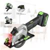 image:imageGALAX PRO Mini Circular Saw DC20V 412 Cordless Circular Saw with 20Ah battery Laser Guide Rip Guide 2 Pcs Blades24T 60T 3400RPM Max Cutting Depth 1111690 11845412Cordless Circular Saw Combo Kit