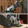 image:imageGALAX PRO Mini Circular Saw DC20V 412 Cordless Circular Saw with 20Ah battery Laser Guide Rip Guide 2 Pcs Blades24T 60T 3400RPM Max Cutting Depth 1111690 11845412Cordless Circular Saw Combo Kit