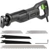 image:imageGALAX PRO 20V Cordless Reciprocating Saw 03000RPM Variable Speed Power Reciprocating with 40Ah Battery 2pcs Wood Blades amp 1pcs Metal Bladecorded Recip Saw