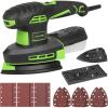 image:imageGALAX PRO Cordless Detail Sander 20V 20Pcs Sandpapers12000 RPM Sanders with Dust Collection System for Tight Spaces Sanding in Home Decoration Battery and Charger IncludedCorded 2in1 Sheet SandersDetail Sanders
