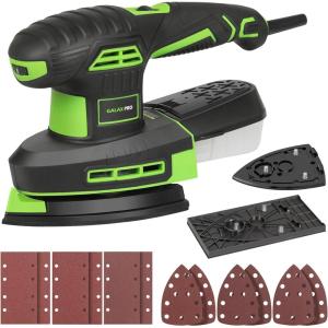 image:imageGALAX PRO Cordless Detail Sander 20V 20Pcs Sandpapers12000 RPM Sanders with Dust Collection System for Tight Spaces Sanding in Home Decoration Battery and Charger IncludedCorded 2in1 Sheet SandersDetail Sanders