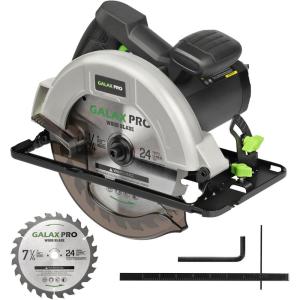 image:imageGALAX PRO Mini Circular Saw DC20V 412 Cordless Circular Saw with 20Ah battery Laser Guide Rip Guide 2 Pcs Blades24T 60T 3400RPM Max Cutting Depth 1111690 1184511A Corded Circular Saw