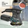 image:imageGALAX PRO 25A Rotary Orbital Sander 300W Electric Orbital Sander with 6 Various Speeds 600013000RPM49Inch with 20PCS Sandpapers1 dust canisterFit for Woodworking Sanding Polishing300W