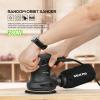 image:imageGALAX PRO 25A Rotary Orbital Sander 300W Electric Orbital Sander with 6 Various Speeds 600013000RPM49Inch with 20PCS Sandpapers1 dust canisterFit for Woodworking Sanding Polishing280W