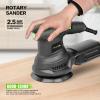 image:imageGALAX PRO 25A Rotary Orbital Sander 300W Electric Orbital Sander with 6 Various Speeds 600013000RPM49Inch with 20PCS Sandpapers1 dust canisterFit for Woodworking Sanding Polishing300W