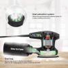 image:imageGALAX PRO 25A Rotary Orbital Sander 300W Electric Orbital Sander with 6 Various Speeds 600013000RPM49Inch with 20PCS Sandpapers1 dust canisterFit for Woodworking Sanding Polishing280W