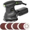 image:imageGALAX PRO 25A Rotary Orbital Sander 300W Electric Orbital Sander with 6 Various Speeds 600013000RPM49Inch with 20PCS Sandpapers1 dust canisterFit for Woodworking Sanding Polishing300W