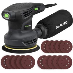 image:imageGALAX PRO 25A Rotary Orbital Sander 300W Electric Orbital Sander with 6 Various Speeds 600013000RPM49Inch with 20PCS Sandpapers1 dust canisterFit for Woodworking Sanding Polishing280W