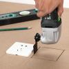 image:imageGALAX PRO 22000 OPM 15A Oscillating Multi Tool 3 Degree Oscillating Angle with 3 Pieces Saw Blades 1 Piece Semi Circle Blade Sanding Plate 6 Pieces Sanding Papers for Grinding15A