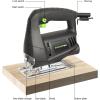 image:imageGALAX PRO 33Amp Jig Saw 3000 RPM No Load Speed Jigsaw with Lockon Button Cutting Angle 45 Degree 2pcs Cutting Blades