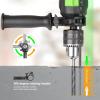 image:imageGALAX PRO 45Amp 03000RPM Corded Hammer Drill 5pcs Bit Hammer and Drill 2 Functions in 1 with 12 Variable Speed 12 Inch Keyed Metal Chuck 360Rotating HandleHammerdrill with 5pcs drill Bit