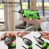 image:imageGALAX PRO 45Amp 03000RPM Corded Hammer Drill 5pcs Bit Hammer and Drill 2 Functions in 1 with 12 Variable Speed 12 Inch Keyed Metal Chuck 360Rotating HandleHammerdrill with 13pcs Accessories