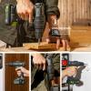 image:imageGALAX PRO 20 V Max Cordless Combo Kit 20 Nm Impact Drill Driver Reciprocating Saw 03000 SPM 13 Ah Liion Battery Pack with Charger and 7 Pieces blades