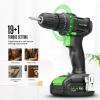image:imageGALAX PRO 20 V Max Cordless Combo Kit 20 Nm Impact Drill Driver Reciprocating Saw 03000 SPM 13 Ah Liion Battery Pack with Charger and 7 Pieces blades
