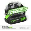 image:imageGALAX PRO 20V Lithium Ion Battery Pack 13Ah Replacement Battery with Charger BlackGreen 26W 53x49x27 Inch for Cordless Power Tools