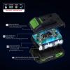 image:imageGALAX PRO 20V Lithium Ion Battery Pack 13Ah Replacement Battery with Charger BlackGreen 26W 53x49x27 Inch for Cordless Power Tools