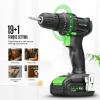 image:imageGALAX PRO Cordless Drill Driver 20V13Ah Battery Power Drill Driver with Single Speed 0600RPMand Work Light Max Torque 20Nm 38 Inch Keyless Chuck 191 PositionBattery and Charger Included