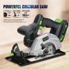 image:imageGALAX PRO DC20V 512 Cordless Circular Saw with 2Pcs Blades 18T48T 3800RPM Variable Speed Includes 20Ah Lithium Battery and Fast Charger Max Cutting Depth 15890 171645