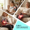 image:imageGALAX PRO Knee Electric Massager with Heat Cordless Heated Knee Massage for Pain Relief with 3 Heating Levels 6 Vibration Modes LED Screen amp Adjustable Strap